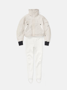 Woman Ski Suit - Canvas/Pearl - flat lay