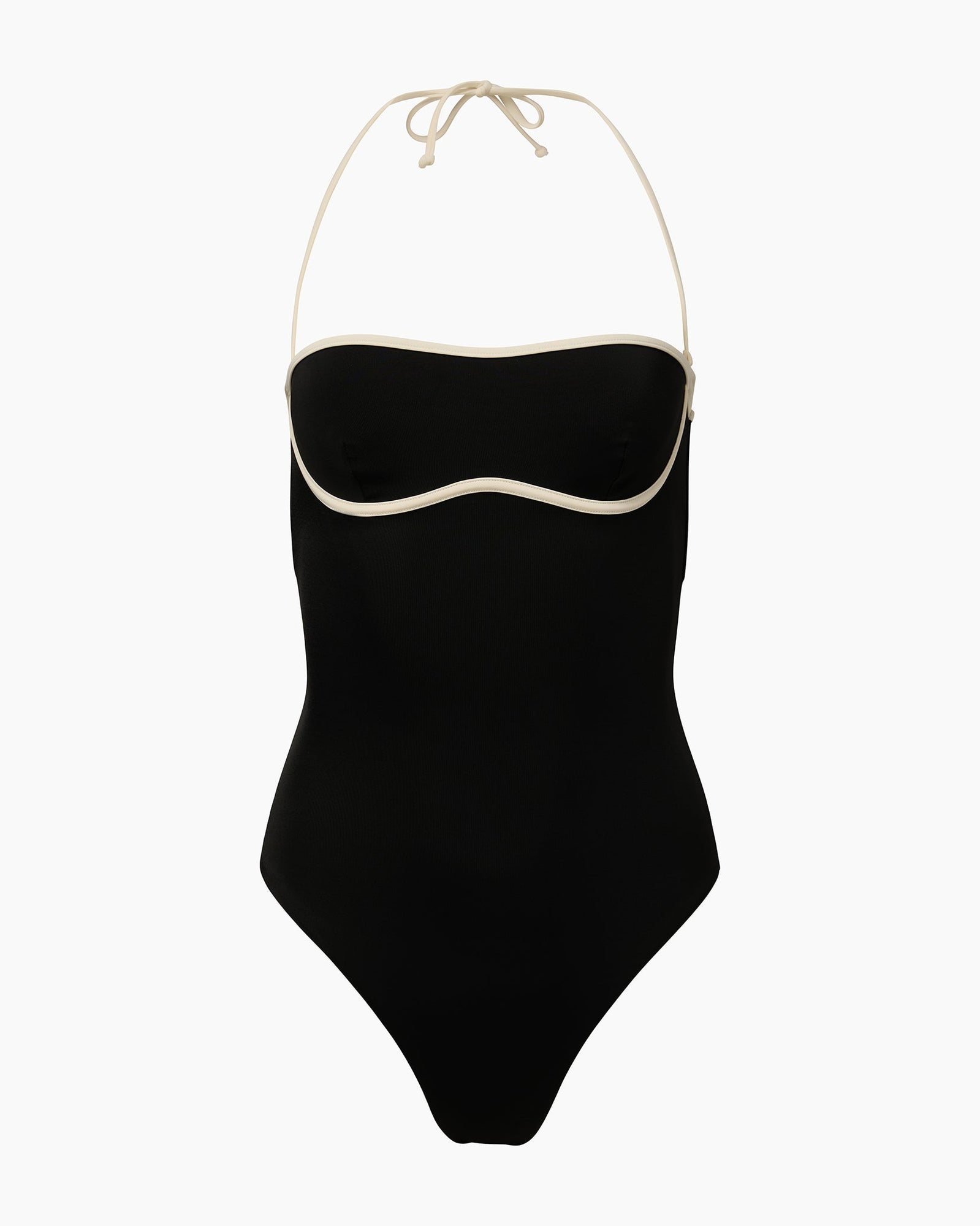 Womens | Thea One Piece | Black/Egret