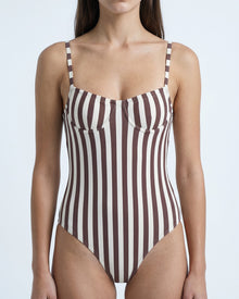 Womens | Marilyn One Piece | Chocolate Cherry/Vanilla