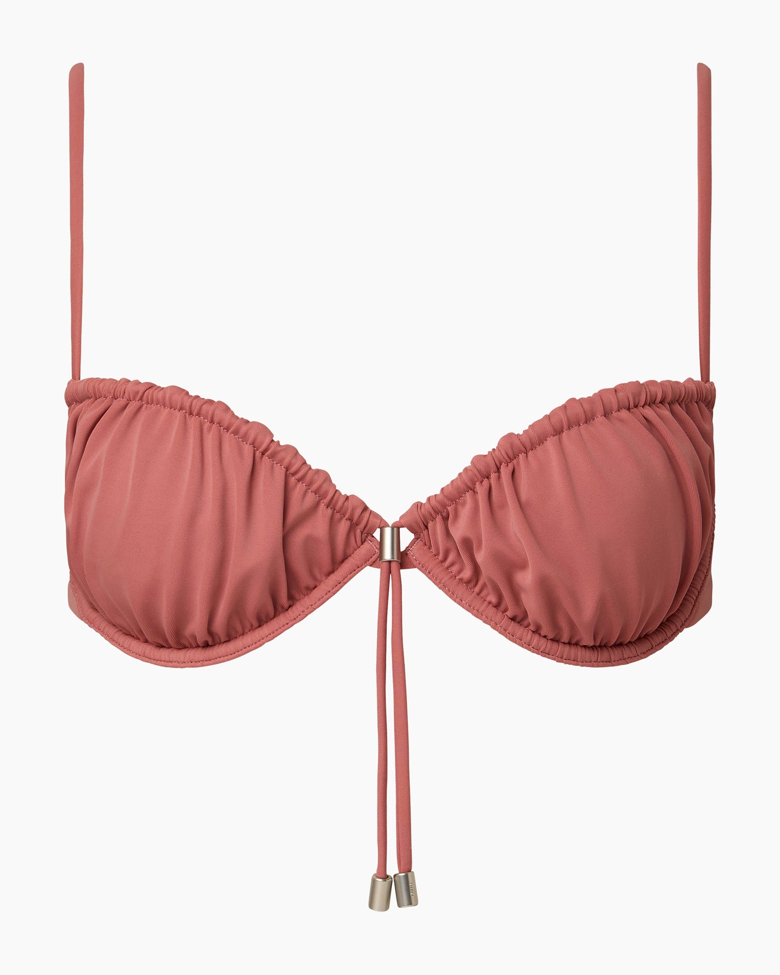 Womens | Rose Bikini Top | Clay Rose