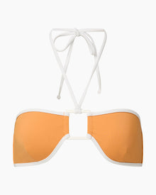 Womens | Palermo Bikini Top | Sunset/White