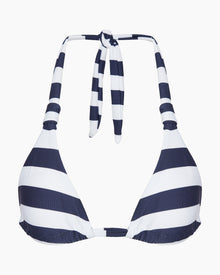 Womens | Mara Bikini Top | Deep Navy/White
