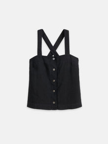 Women | Zoe Tank | Linen Black