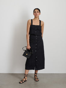 Women | Zoe Skirt | Linen Black