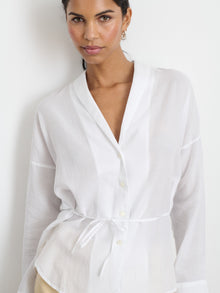 Women | Karlie Shirt | Cotton Voile White
