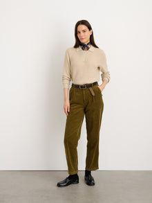 Women | Jac Polo Sweater | Driftwood
