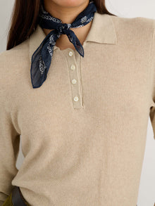 Women | Jac Polo Sweater | Driftwood
