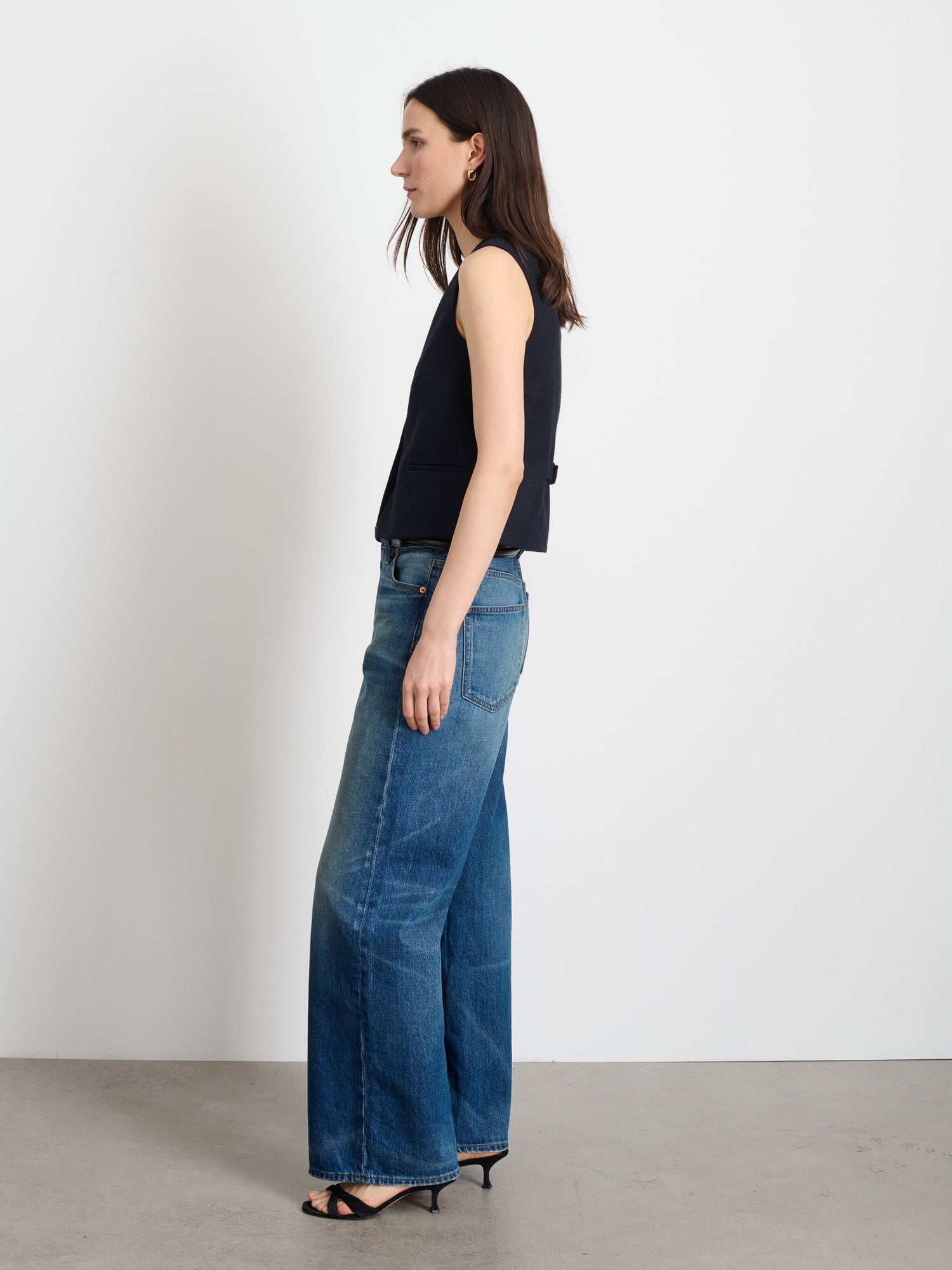 Women | Soho Vest | Wool Dark Navy
