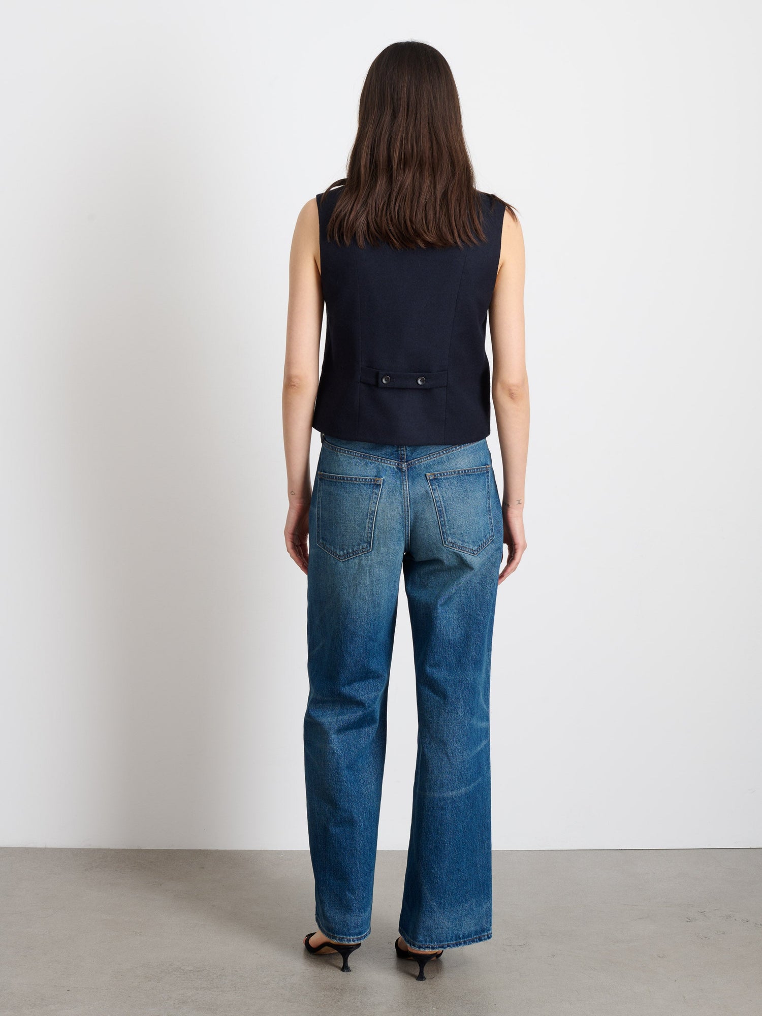 Women | Soho Vest | Wool Dark Navy
