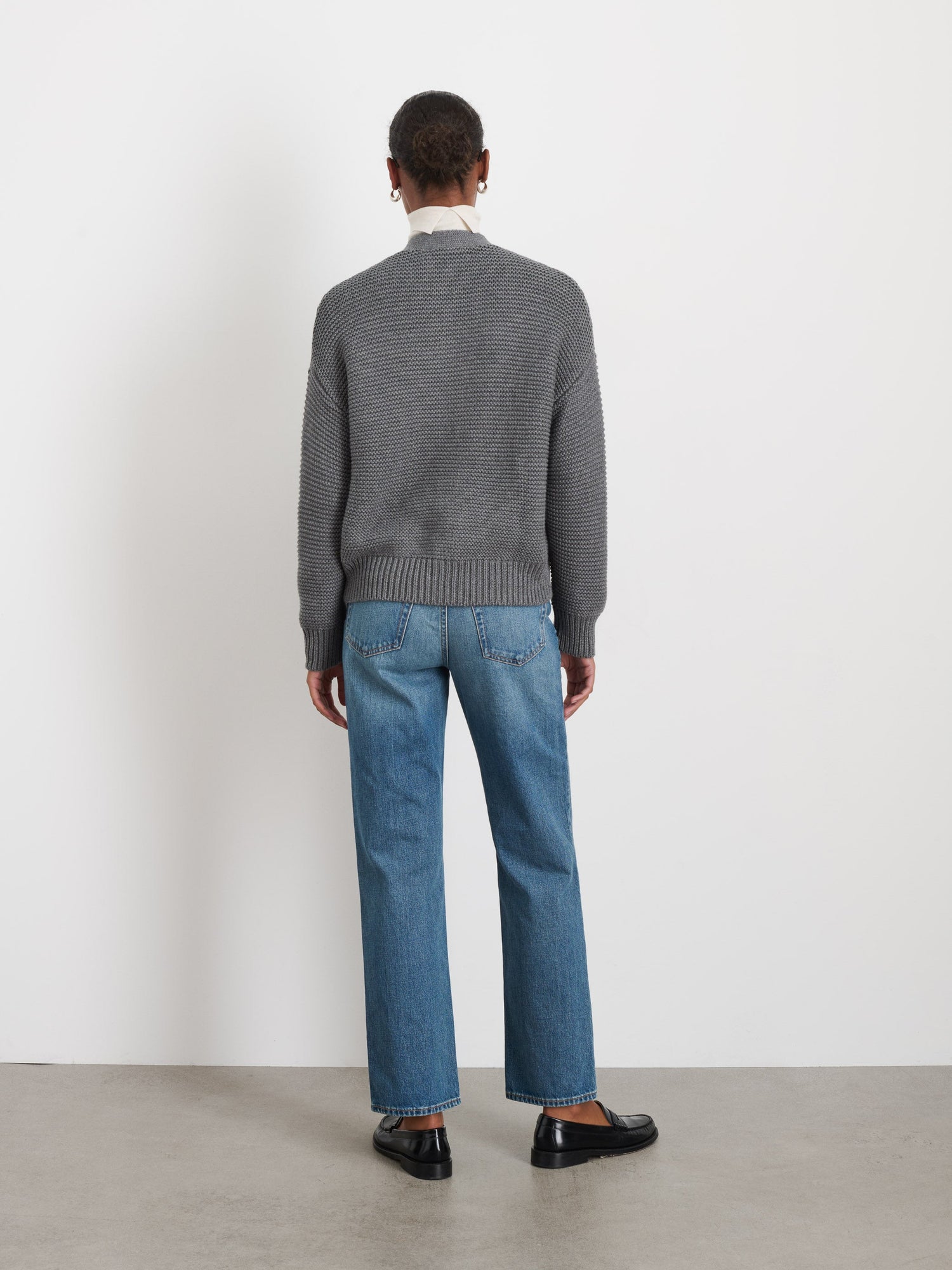 Women | Nico Cardigan | Cotton Heather Grey