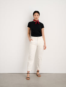 Women | Prospect Tee | Linen Anthracite