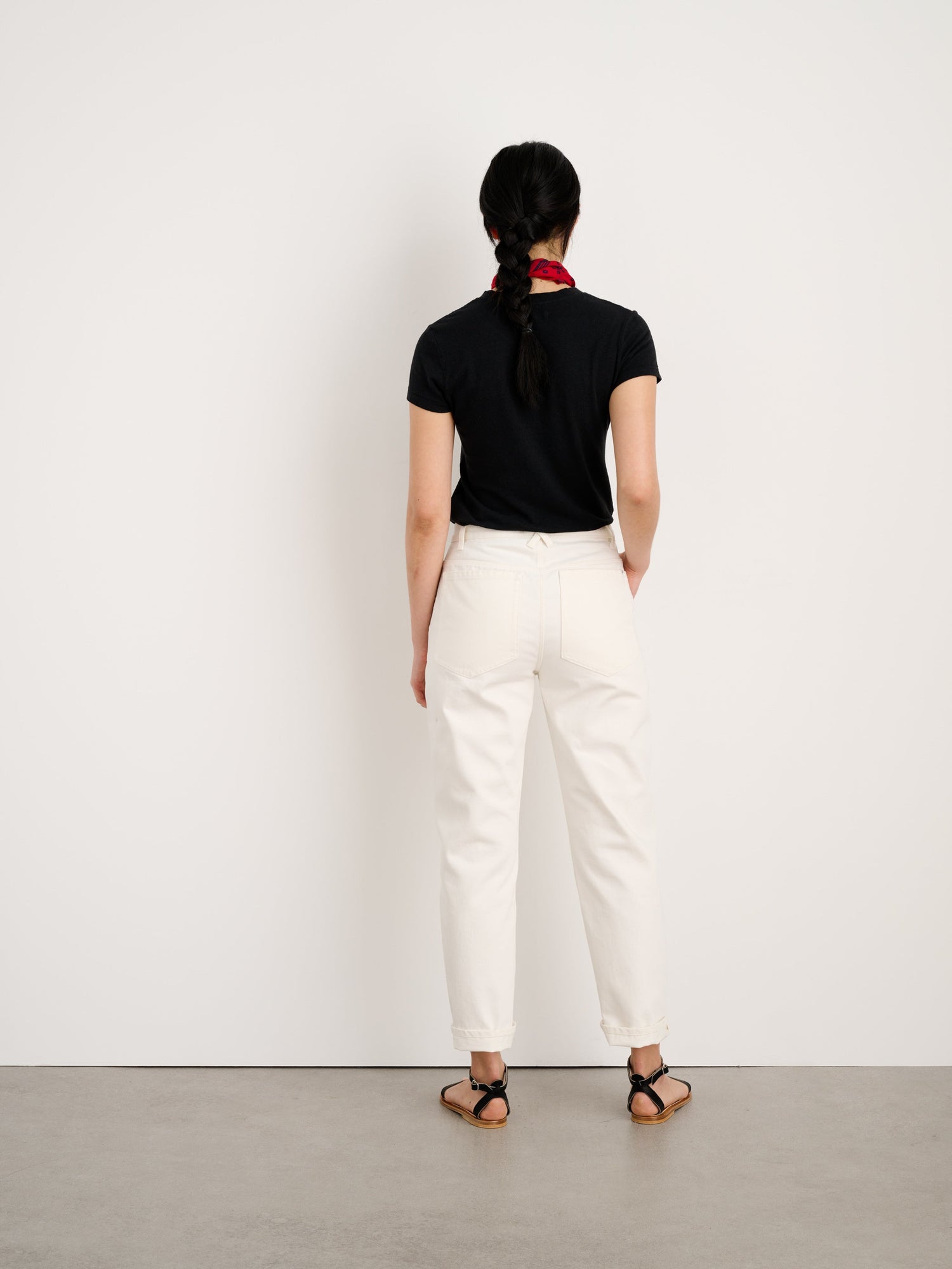 Women | Prospect Tee | Linen Anthracite