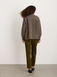 Women | Chunky Rib Cardigan | Donegal Bark