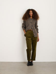 Women | Chunky Rib Cardigan | Donegal Bark