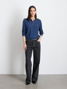 Women | Jac Polo Sweater | Faded Navy