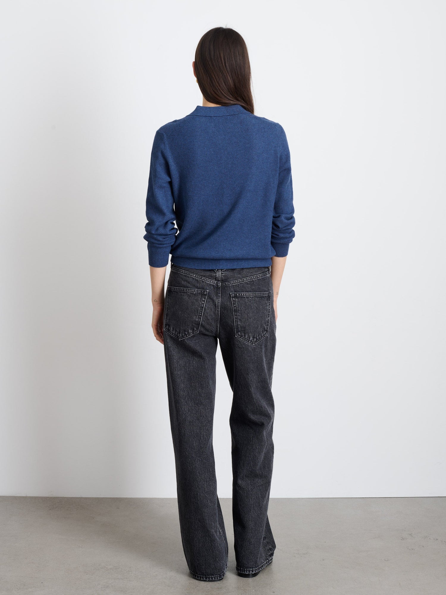 Women | Jac Polo Sweater | Faded Navy