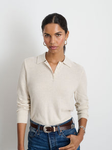 Women | Jac Polo Sweater | Oatmeal