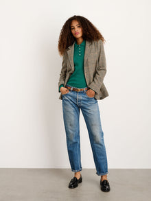 Women | Alice Polo | Cashmere Kelly Green