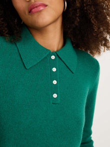 Women | Alice Polo | Cashmere Kelly Green
