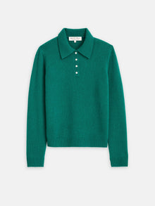 Women | Alice Polo | Cashmere Kelly Green