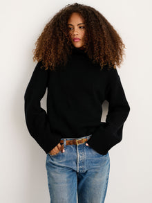 Women | Betty Turtleneck | Wool Black