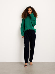 Women | Betty Turtleneck | Wool Evergreen