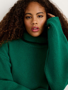Women | Betty Turtleneck | Wool Evergreen