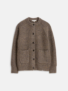 Women | Chunky Rib Cardigan | Donegal Bark
