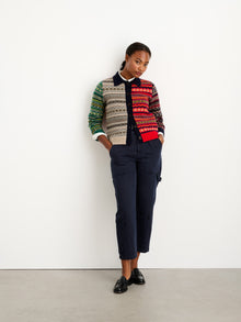 Women | Alma Sweater | Mixed Fair Isle Multi