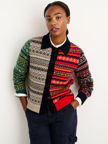 Women | Alma Sweater | Mixed Fair Isle Multi