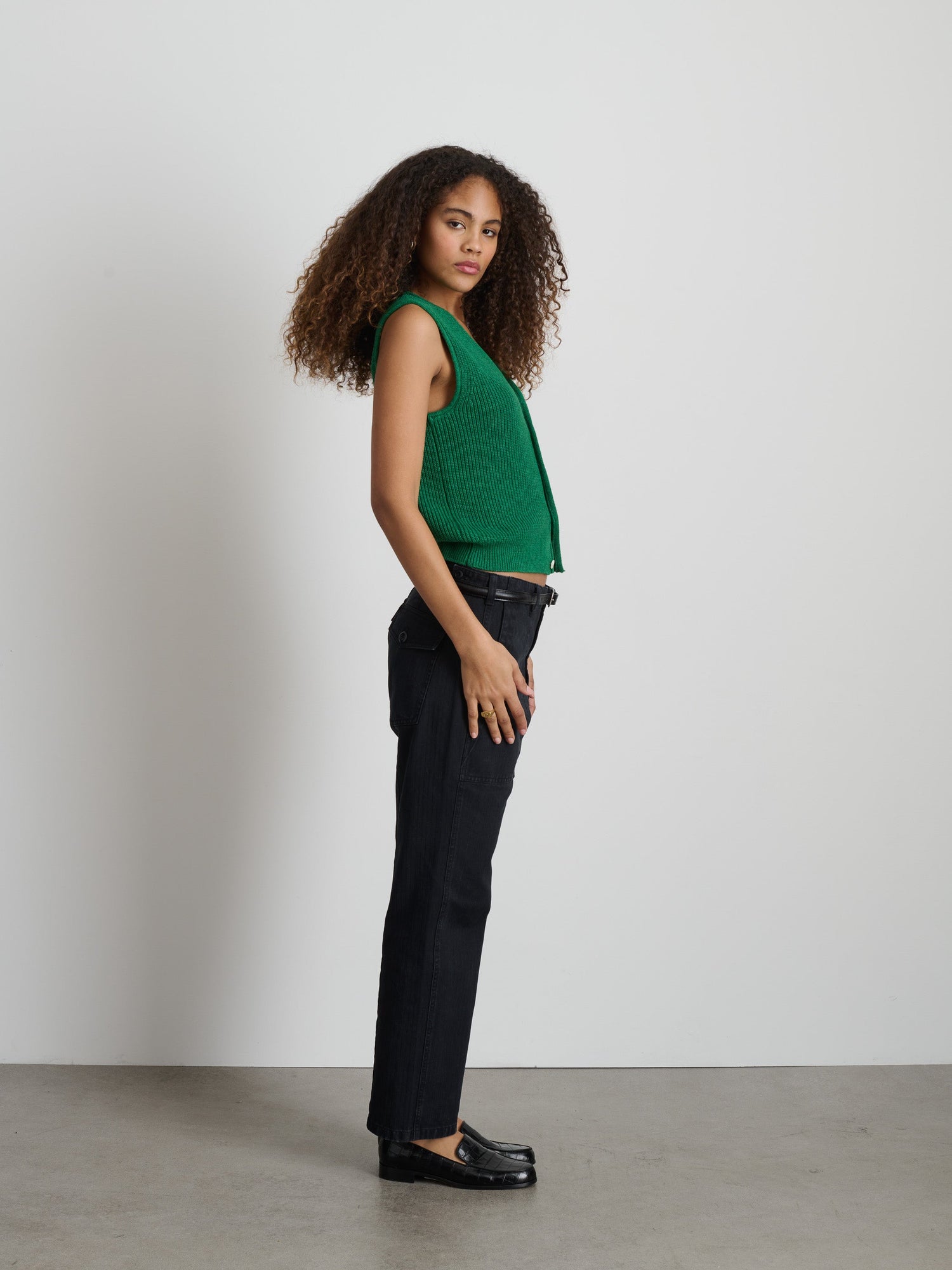Women | Eldridge Sweater Vest | Verdant Green