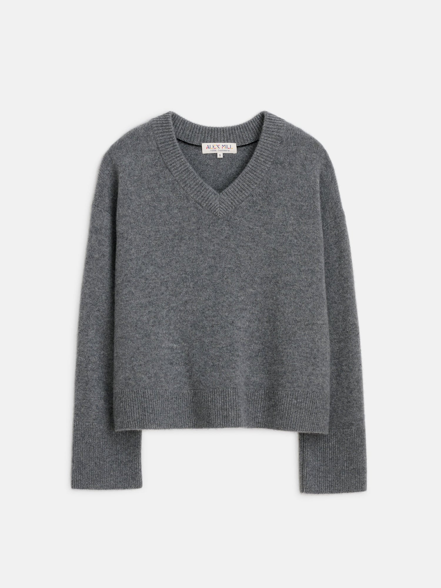 Women | Rowan V-Neck | Cashmere Sterling Grey