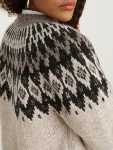 Women | Ashwood Fair Isle Cardigan | Aspen Combo