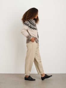Women | Ashwood Fair Isle Cardigan | Aspen Combo