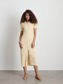 Women | Alice Ribbed Sweater Dress | Ivory