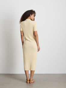 Women | Alice Ribbed Sweater Dress | Ivory
