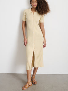 Women | Alice Ribbed Sweater Dress | Ivory