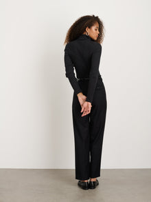 Women | Christy Ribbed Turtleneck | Charcoal