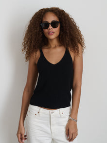 Women | Billie Sweater Tank | True Black