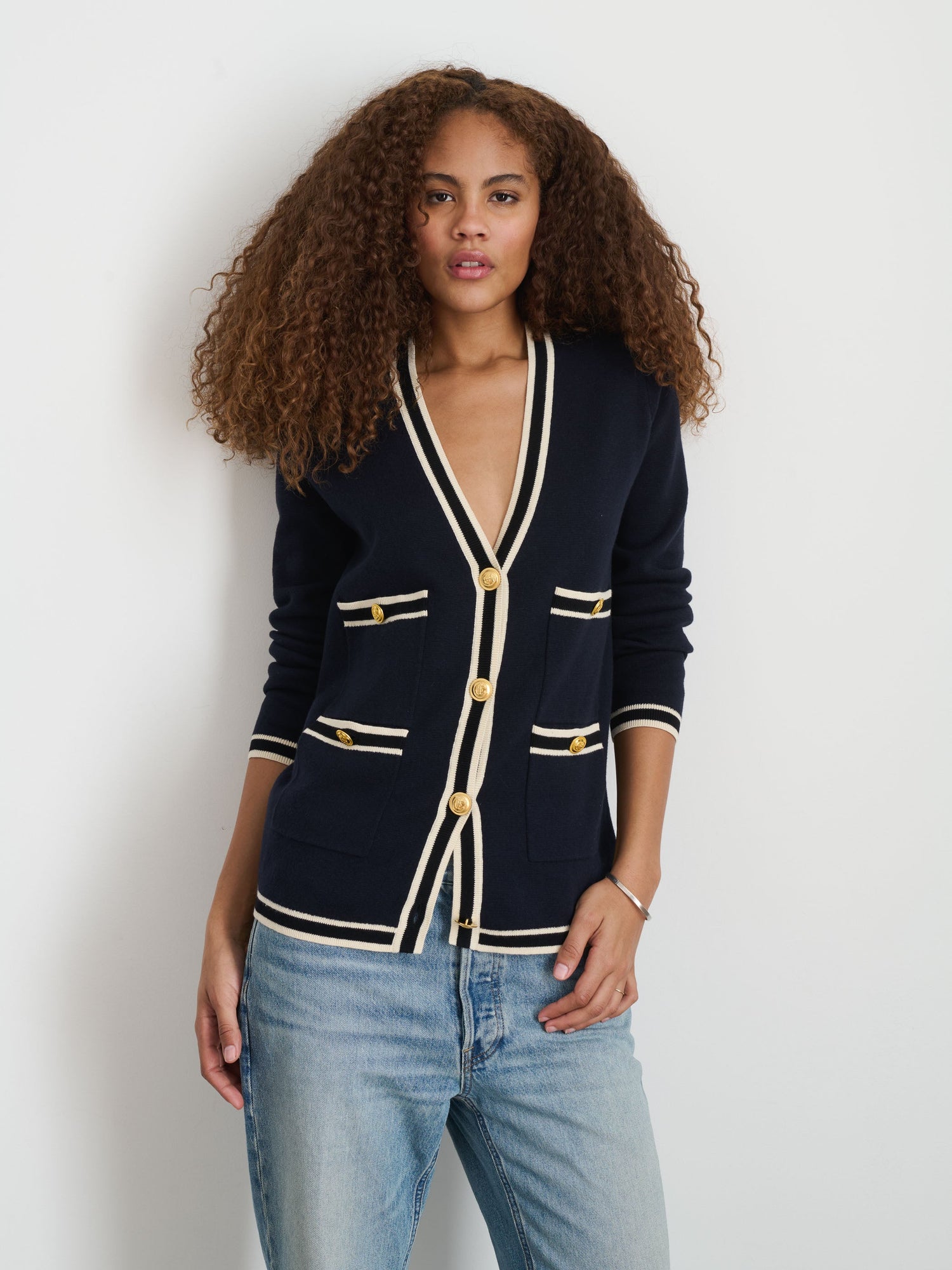 Women | Greta Cardigan | Navy