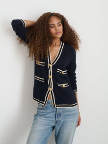 Women | Greta Cardigan | Navy