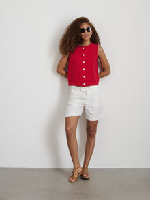 Women | Bridget Vest | Cotton Tomato