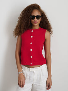 Women | Bridget Vest | Cotton Tomato