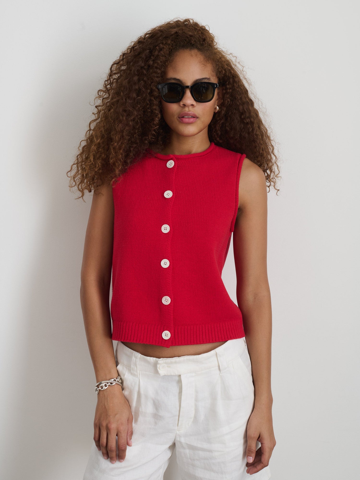 Women | Bridget Vest | Cotton Tomato