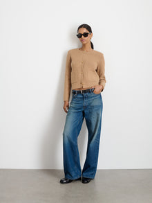 Women | Paris Sweater Jacket | Camel