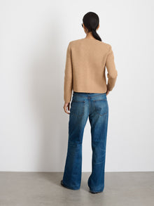 Women | Paris Sweater Jacket | Camel