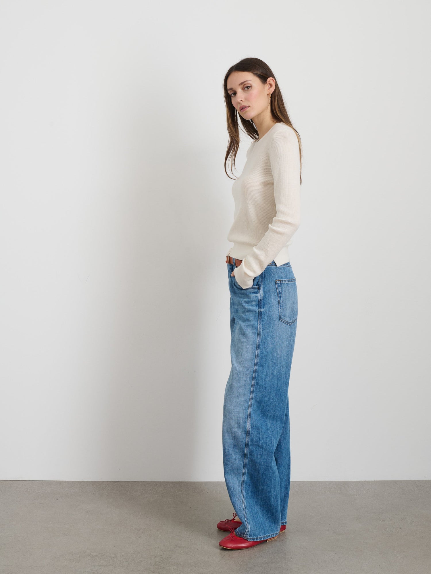 Women | Ava Sweater Tee | Ivory