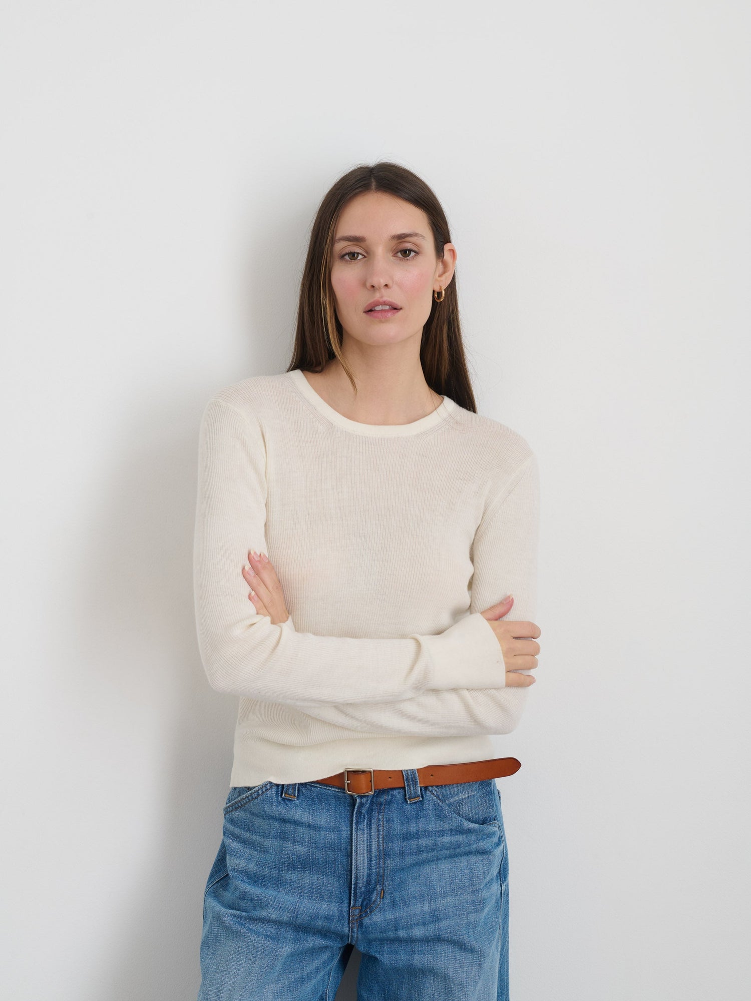 Women | Ava Sweater Tee | Ivory