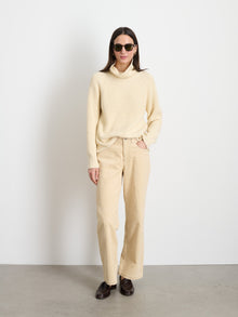 Women | Chelsea Turtleneck | Cotton Cashmere Cream