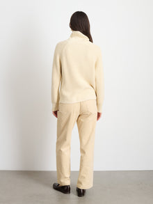 Women | Chelsea Turtleneck | Cotton Cashmere Cream